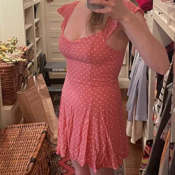 Hollister Pink Mini Dress with White Stars - Picture 4 of 6